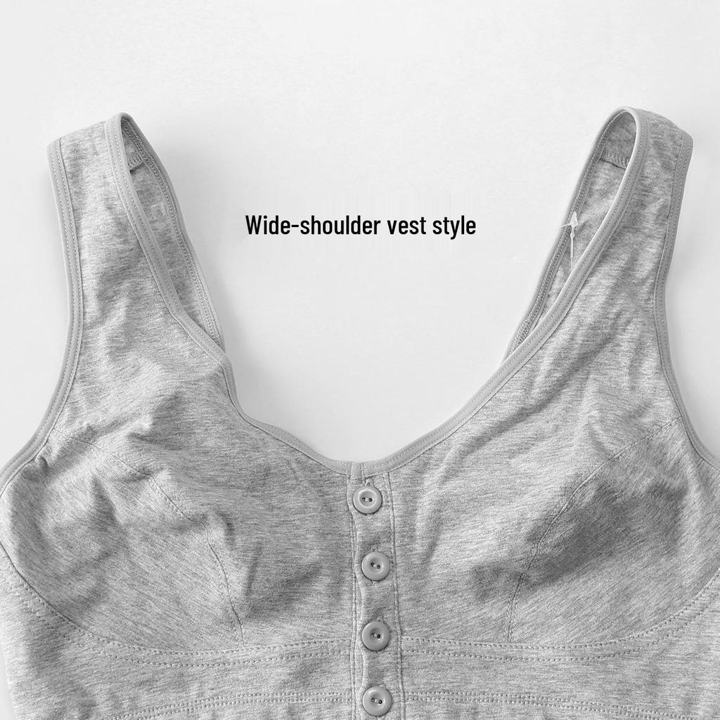 Bavlněná podprsenka s předním zapínáním ve velkých velikostech pro ženy středního a staršího věku