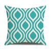 Nordic Geometric Decorative Pillow Sofa Cushion Cover Modern Home Decor Square Pillowcase Peach Skin Pillowcase