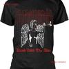Blasphemy Victory T Shirt Black Metal Beherit Nifelheim Von Mystifier Archgoat Vintage Washed Slightly Fashion Designer Clothes