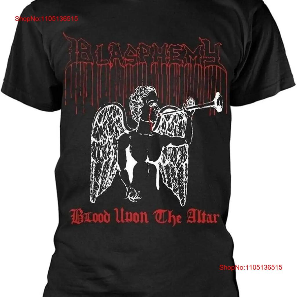 Blasphemy Victory T Shirt Black Metal Beherit Nifelheim Von Mystifier Archgoat Vintage Washed Slightly Fashion Designer Clothes