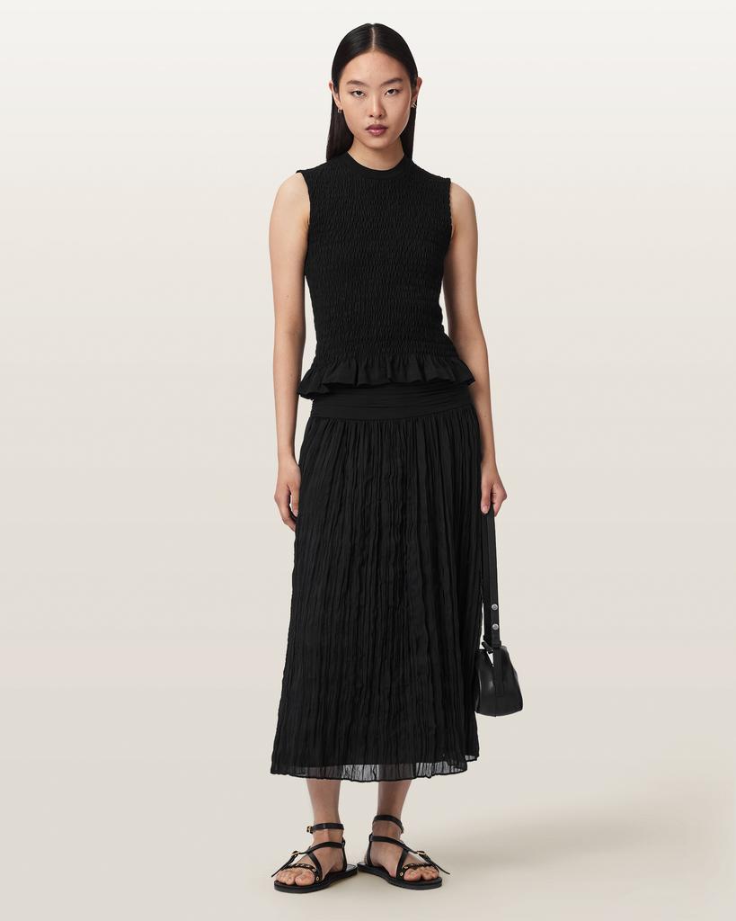 ALLSAINTS Asal Maxi Skirt W120Re-5