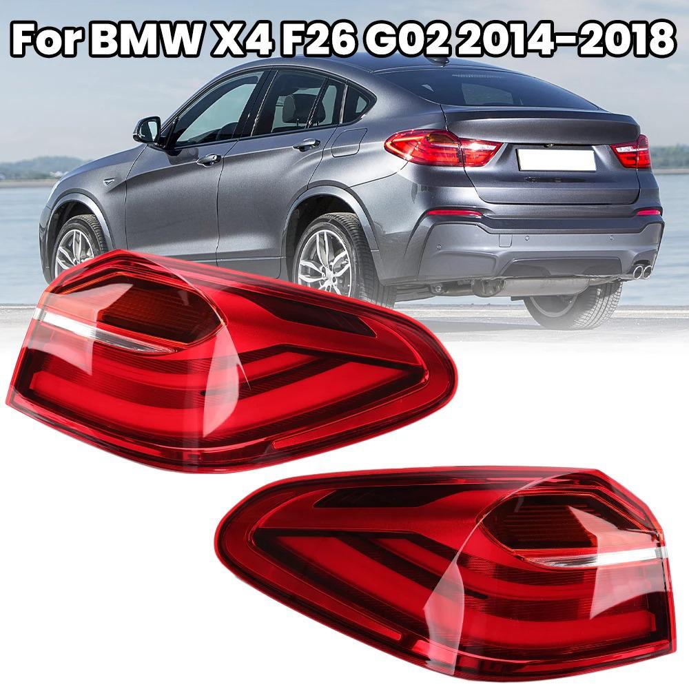 

BMW X4 (F26/G02) Rear Taillight Assembly Cover for 2014-2018: Inner & Outer Shell, Reversing Light, Brake, Turn Signal. Passenger Side - Right