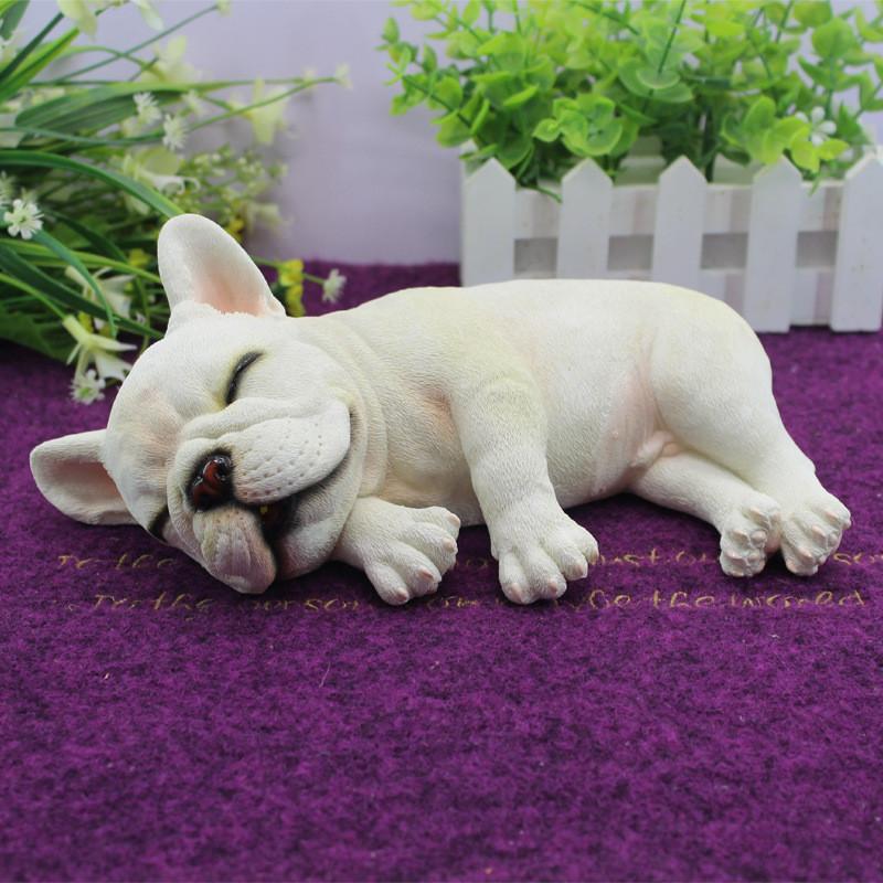 Simulated Bulldog French Model Tabletop Figurine Micro Decoration Landscape