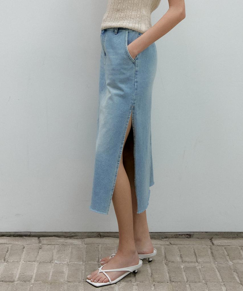Otte Denim Slit Long Sk
