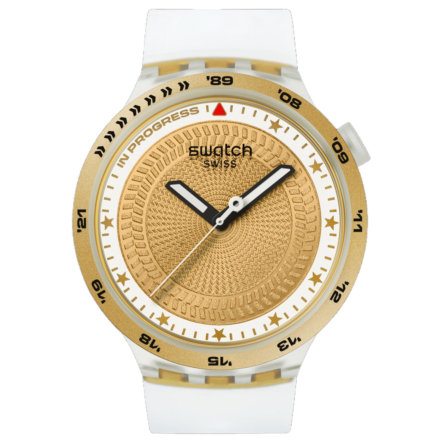 SWATCH Unisex White Watch SB05K105 SB05K105 White Dial