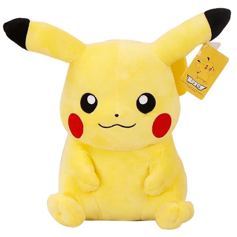 20-25CM Pikachu Plush Doll Toy Anime Kawaii Squirtle Charmander Bulbasaur Stuffed Toys Cartoon Children Birthday Gift