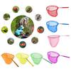 Folding Kids Fishing Net Lightweight Stainless Steel Extendable Butterfly Bug Catcher for Outdoor Pond Garden Exploration