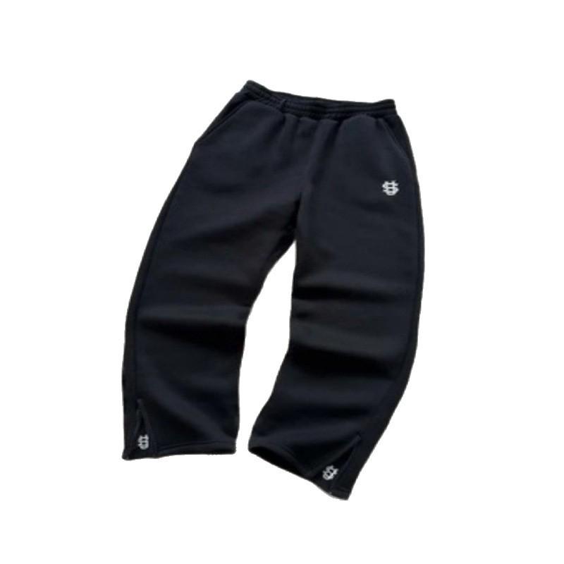 2025 S Embroidery Wide-Leg Pants for Youth Couples