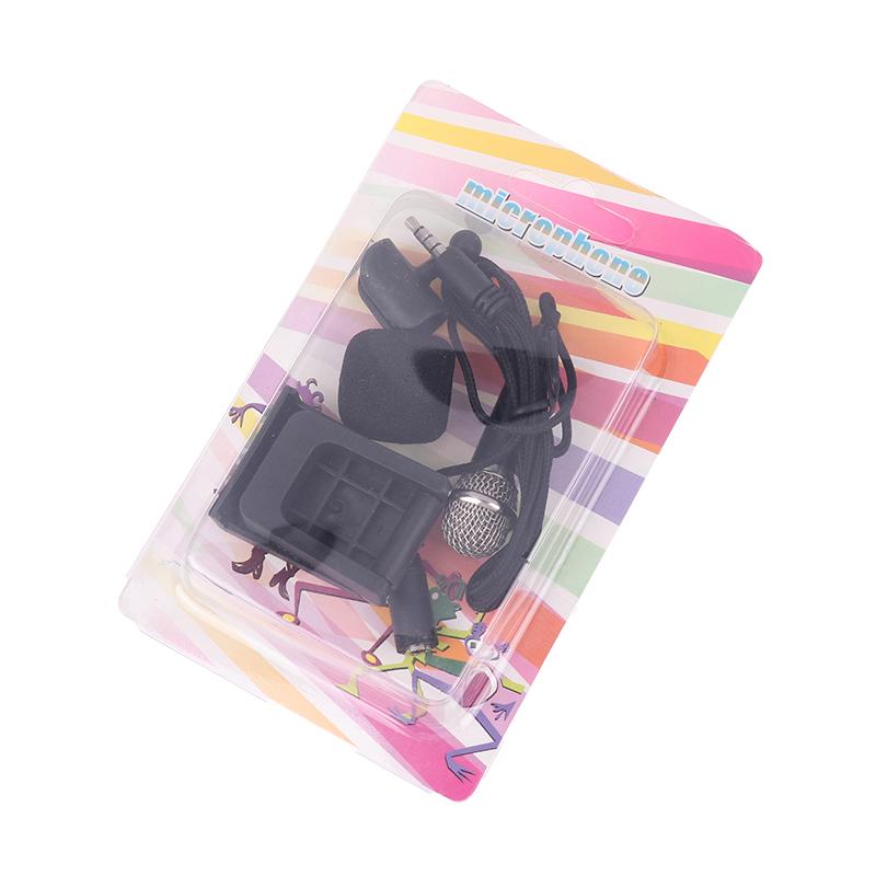 1Pc 3.5Mm Mini Microphone With Stand Stereo Studio Mic For Smart Phone Laptop Desktop Handheld Microphone Portable Mini Mic