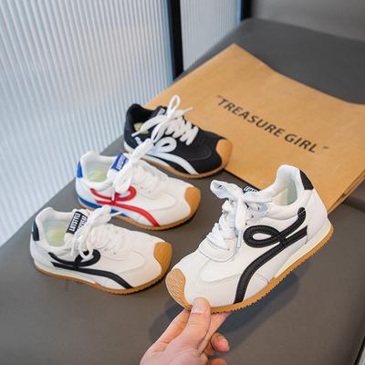 2025 Spring and Autumn New Korean Version of Girls' Light Running Shoes Boys' Casual Sports Shoes Children's Fashion Forrest Gump Shoes