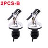 3/1PCS Oil Bottle Stopper Dispenser Rubber Lock Sealing Leak-proof Pourer Sauce Liquor Nozzle Sprayer Dispenser Kitchen Gadgets