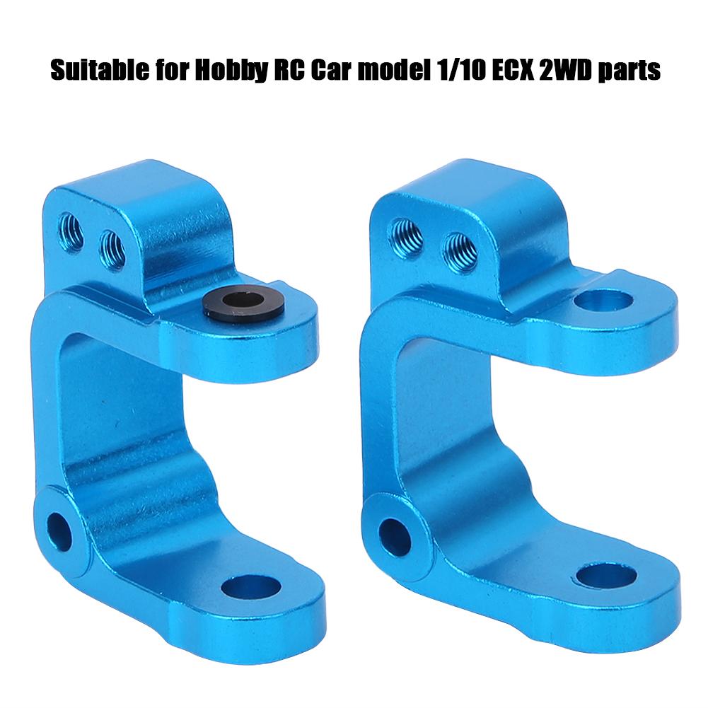 Aluminum Alloy Hub Knuckle Arm RC Accessory Fit for 1 10 ECX 2 Wheel Drive RC CarBlue
