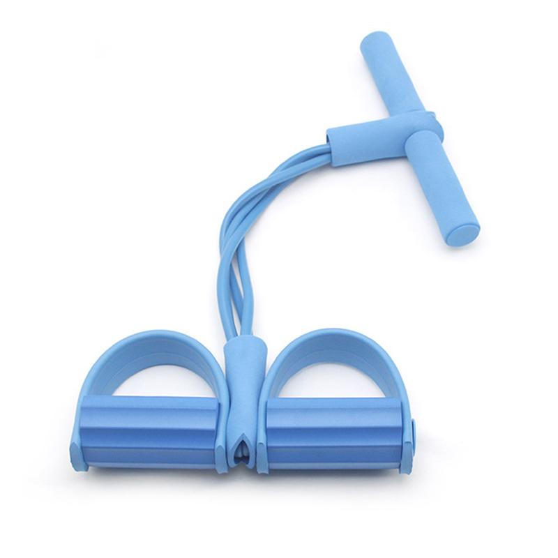 

4 Сопротивление эластичный канат тренажер брюшной эластичный ремень для домашнего спортзала спортивные упражнения фитнес-оборудование синий