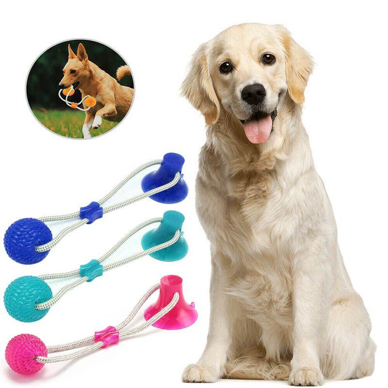 Durable Pet Molar Bite Toy With Firm Tug Rope Ball And Teeth Cleaning Features