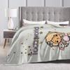 Toca Boca World Strickdecke Fleece Cartoon Spiele Super Weiche Überwurfdecken für Zuhause Couch Bett Teppich