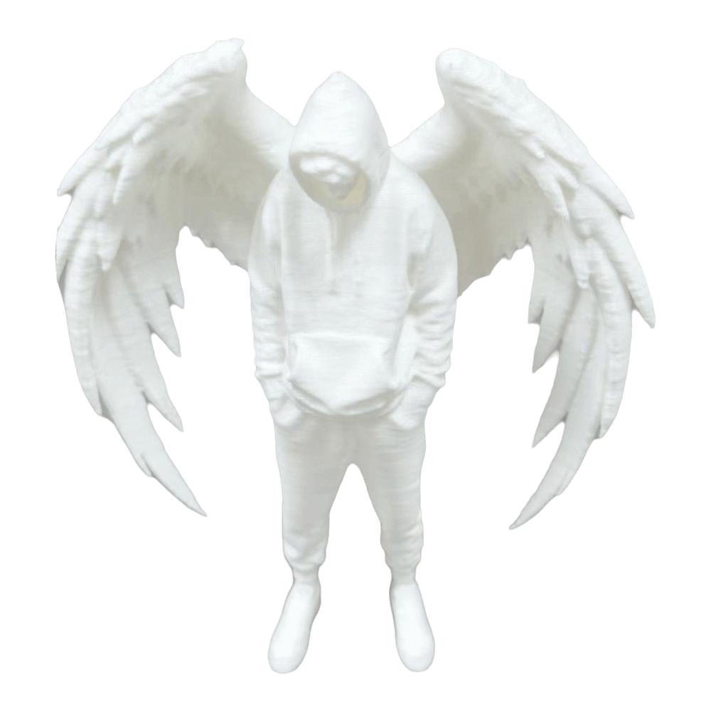 Creative Angel Statue with Wings 3D Printed Desktop Ornaments Office Desk Display