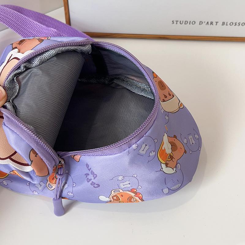 Children's breast bag New cute animal shoulder crossbody breast bag Multifunctional change bag Baby storage