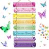 Children Bedroom Decorative Rainbow Wooden Board Butterfly Plaque with Positive Words