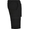 Short Cargo - Urban Classics - Noir - 100% Coton Biologique - Coupe Élastique - Poches Cargo