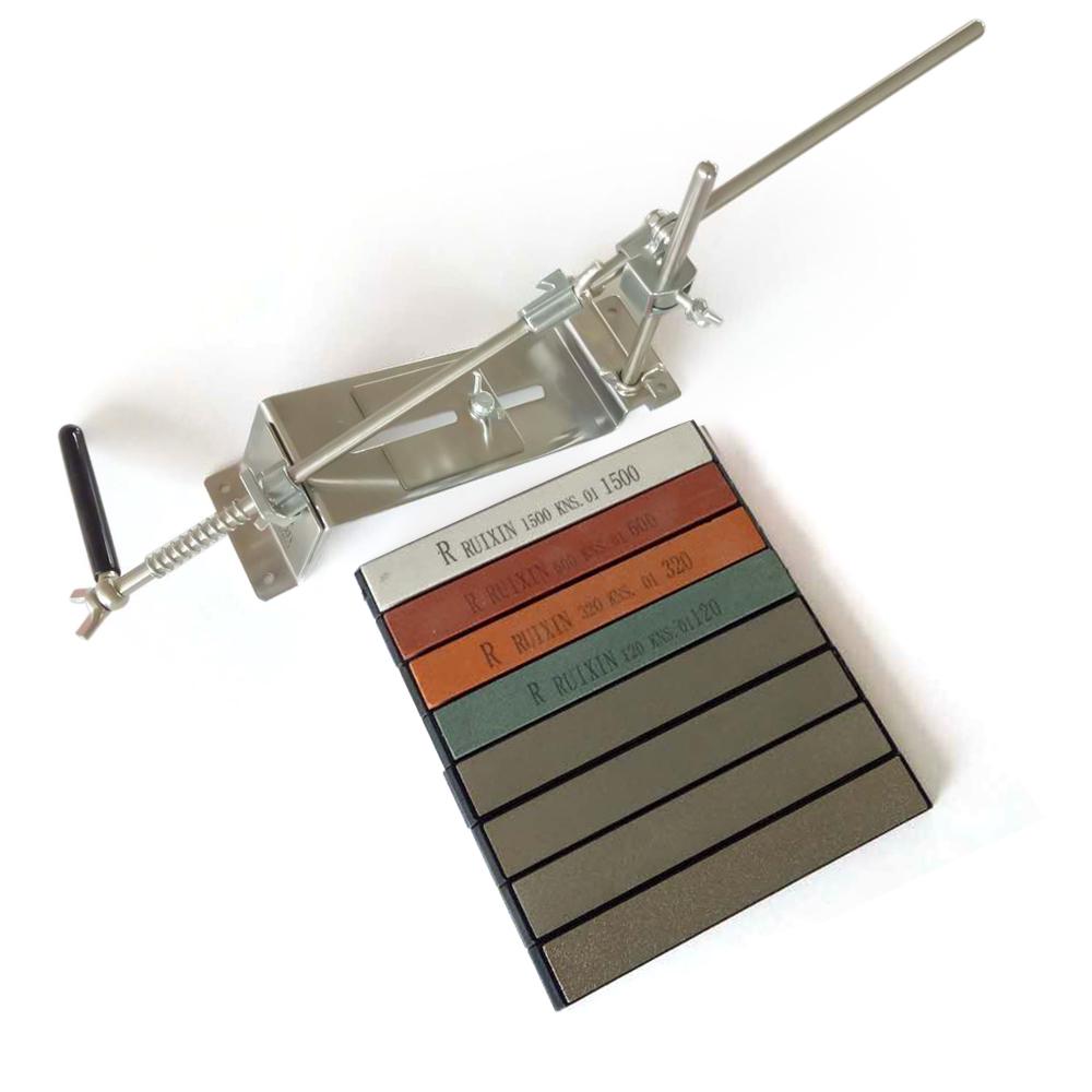 Uppgraderad knivslipsats med fast vinkel i helmetall rostfritt stål Professional 14 slipning