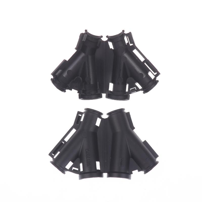 5/10Pcs Y-Shaped Pipe Tee Connector Clamp Automotive Wiring Harness Cable Fixing Clip 9817079 Automotive Sheath V-Manifolds