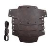 4-lagige Ritter-Handschuhe Mittelalterliche Armschienen Renaissance-Kostüm PU-Armschienen