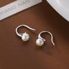 925 Sterling Silver Pearl Stud Earrings - 2025 New Style High-End Jewelry for Women