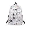 Schoolbag new high-value Japanese niche personality graffiti comic trendy cool backpack men and women lightweight large-capacity backpack
