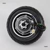 10" Electric Scooter Rear Wheel Hub Motor with Disc Brake, 36V/48V Motor & Driver for E-Scooters.