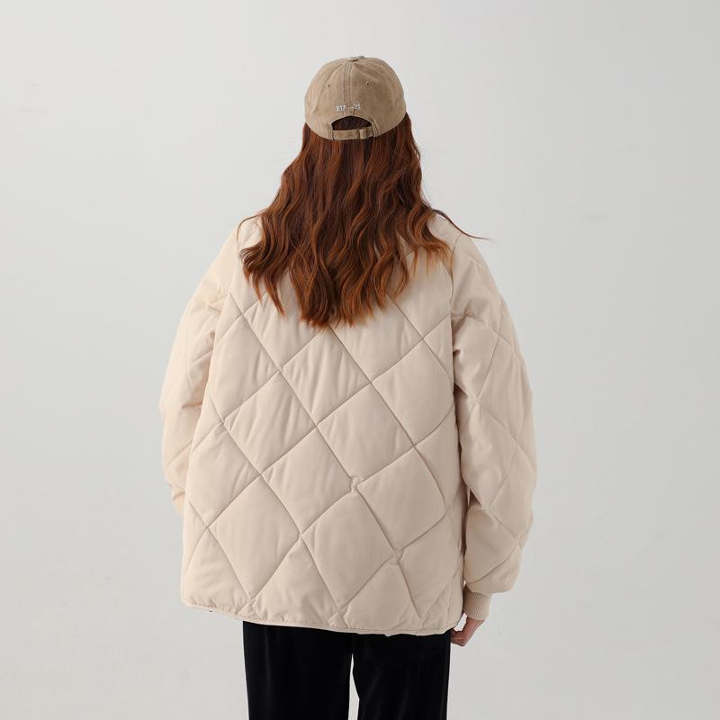 New Thin Cotton Jacket for Women Short Autumn and Winter Clothes, Fashionable Loose Korean Cotton Jacket, Small Jacket