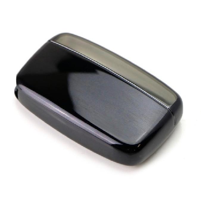 Passgenaue Chrom Schwarz TPU Schlüsselanhängerhülle für 2010-16 Land Rover Keyless Smart Key