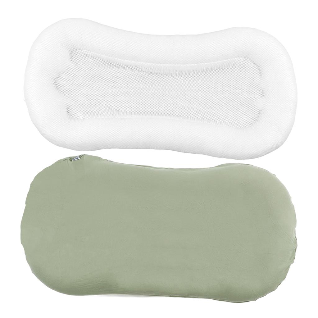Baby Nest Pillow Ergonomic Soft Touch Skin Friendly Easy Clean Baby Lounger Pillow for Boys Girls