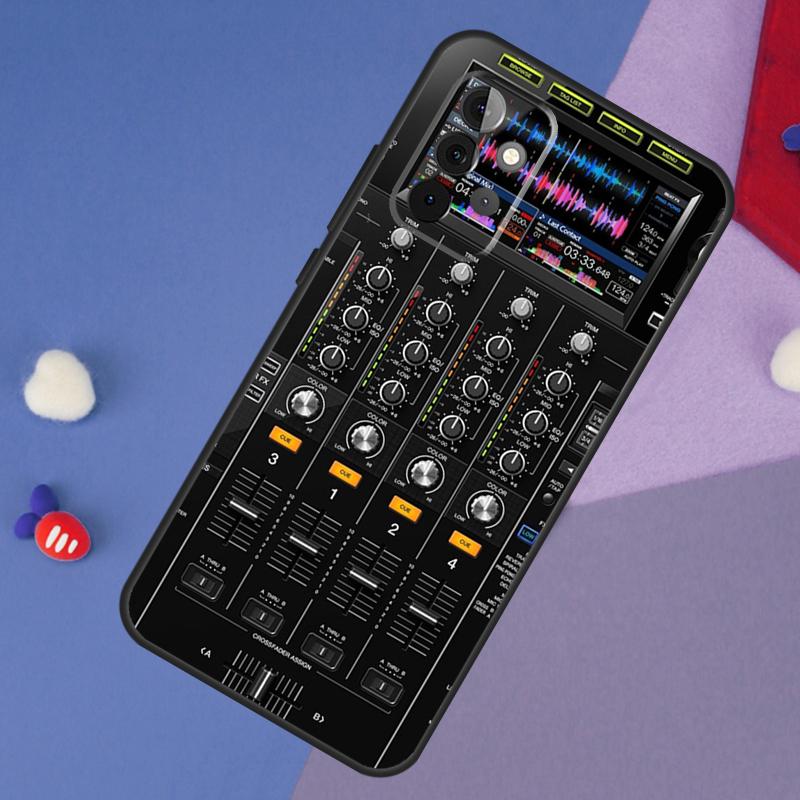 Music DJ Controller Mixer Case For Samsung Galaxy A55 A35 A32 A12 A22 A52 A06 A54 A34 A14 A56 A36 A26 A16 A13 A53 A15