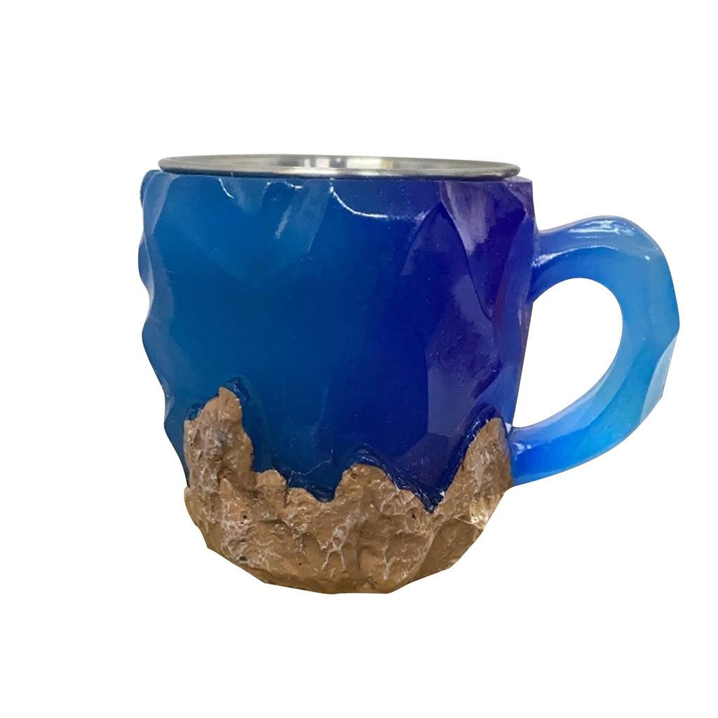 Nye kaffekrus, kaffekrus, naturlig kaffekrus, fargerikt krus Gjennomsiktig kaffekrus, elegant jul