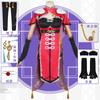 Anime   Beidou Cosplay Costume Women Black Red Dress Women Halloween Clothes