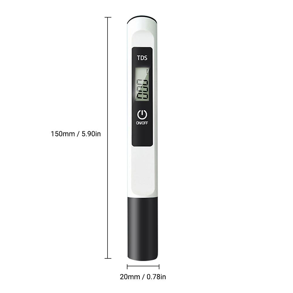 TDS Meter Pen Type Digital Water Tester with 0 9990ppm Measurement Range for Home Drinking Water Aquariums Swimming Pool