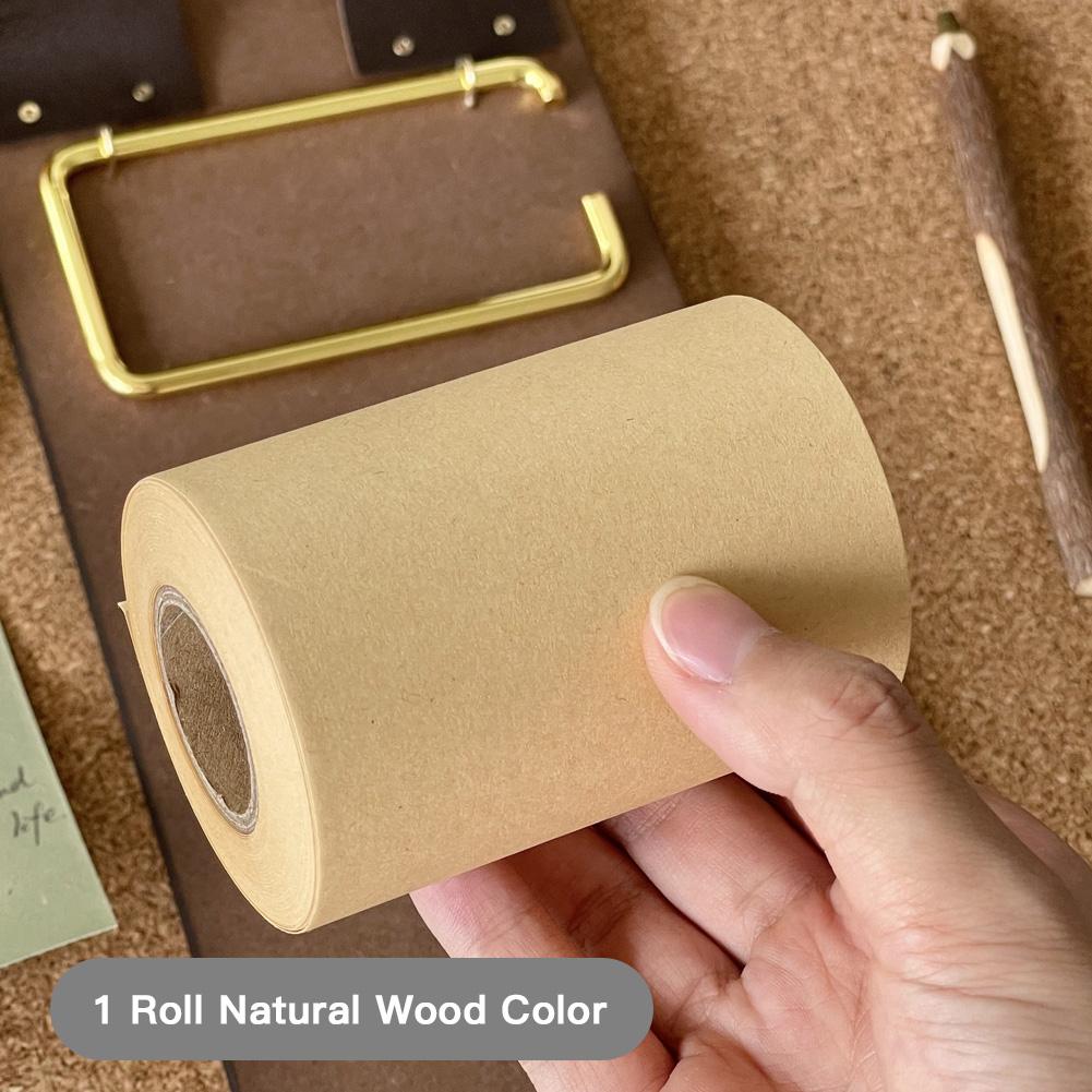 

Retro Ins Style Wooden Memo Clipboard Vintage Hangable Roll Note Paper Non Adhesive Blank Memo Pad for Restaurant Home Office To Do List Sticky notes верблюд