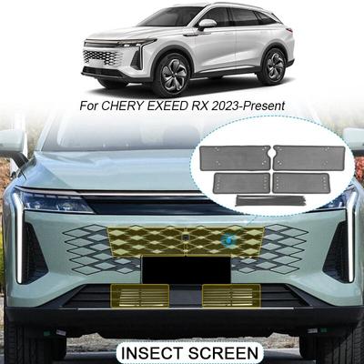 Araba Böcek geçirmez Hava Girişi koruma kapağı Airin Insert Net Havalandırma Yarış ızgara filtresi CHERY EXEED RX 2023-2025 Aksesuarı