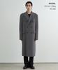 Musinsa Standard Cashmere Blend Masculine Double Chesterfield Long Coat [Medium Grey]