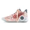 Nike KD Trey 5 IX Mesh Slip Resistant Abrasion Resistant Mid top Basketball Shoes Unisex Gray Pink CW3402-011(Team283-)