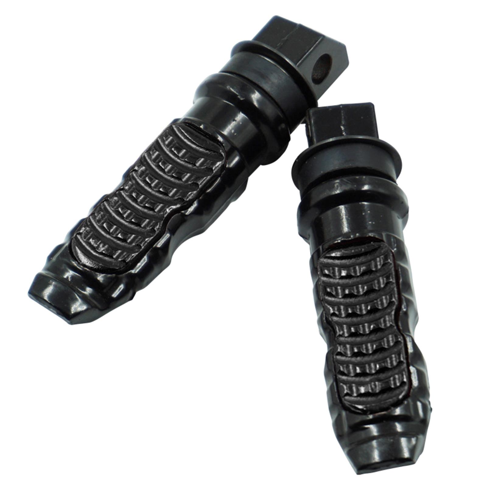 

1 пара подножек для скутера, модификация мотоцикла, аксессуары, замена отверстий M8, задняя подножка для пассажира, педаль чёрный