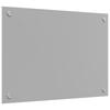 Kitchen Backsplash Light Grey 70 X 50 Cm Tempered Glass
