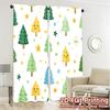 2pcs,Curtains Cute Christmas Tree Festive Chic Curtains&Drapes Versatile Durable Polyester Curtains All Seasons for Living Room,