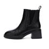 Women Ankle Boots Elegant High Heels Shoes Designer 2025 Winter New Party Boots Chunky Chelsea Dress Woman Pumps Mujer