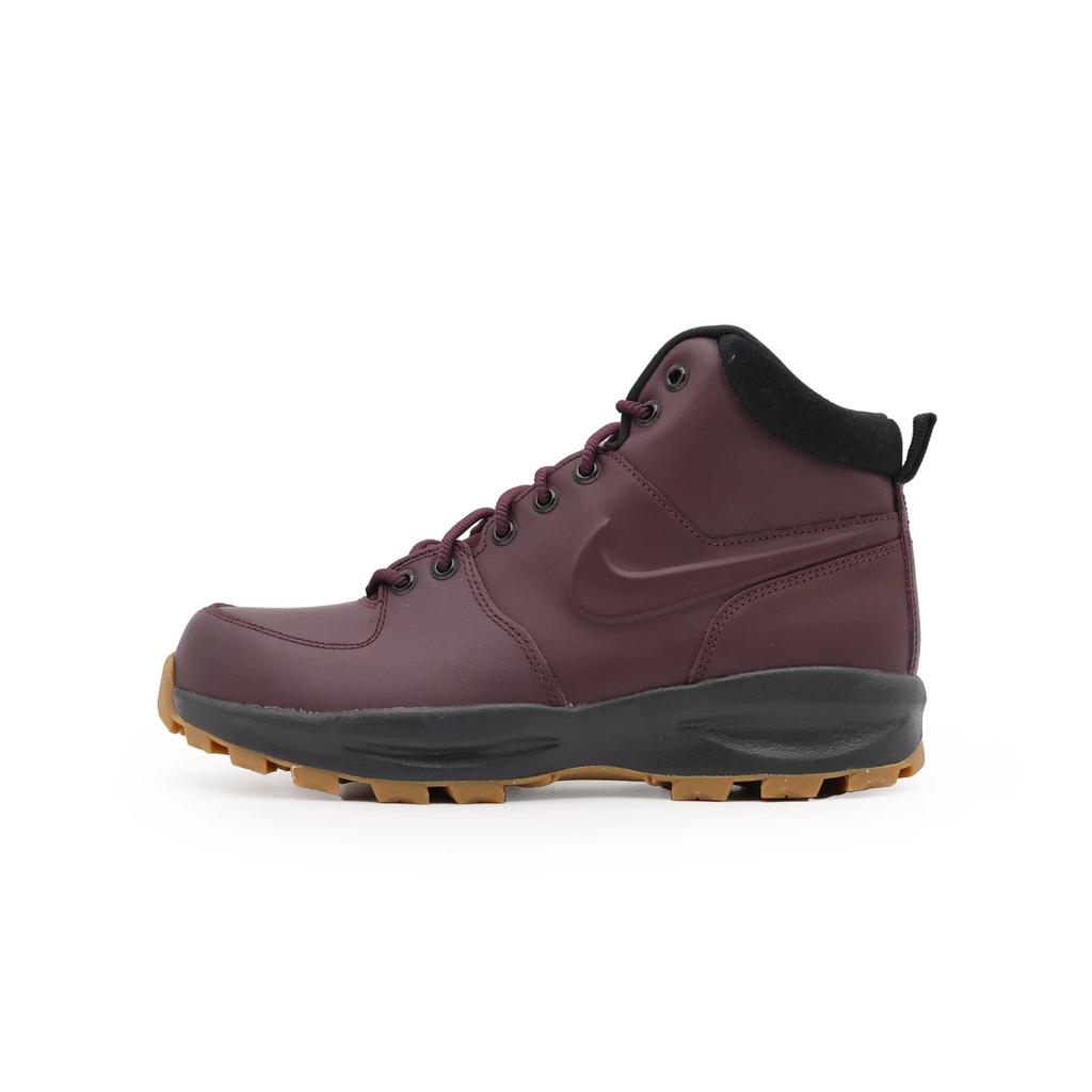 HF7095-600 Nike Manoa Leather Burgundy Crush Black Gum Medium Brown (Men's)
