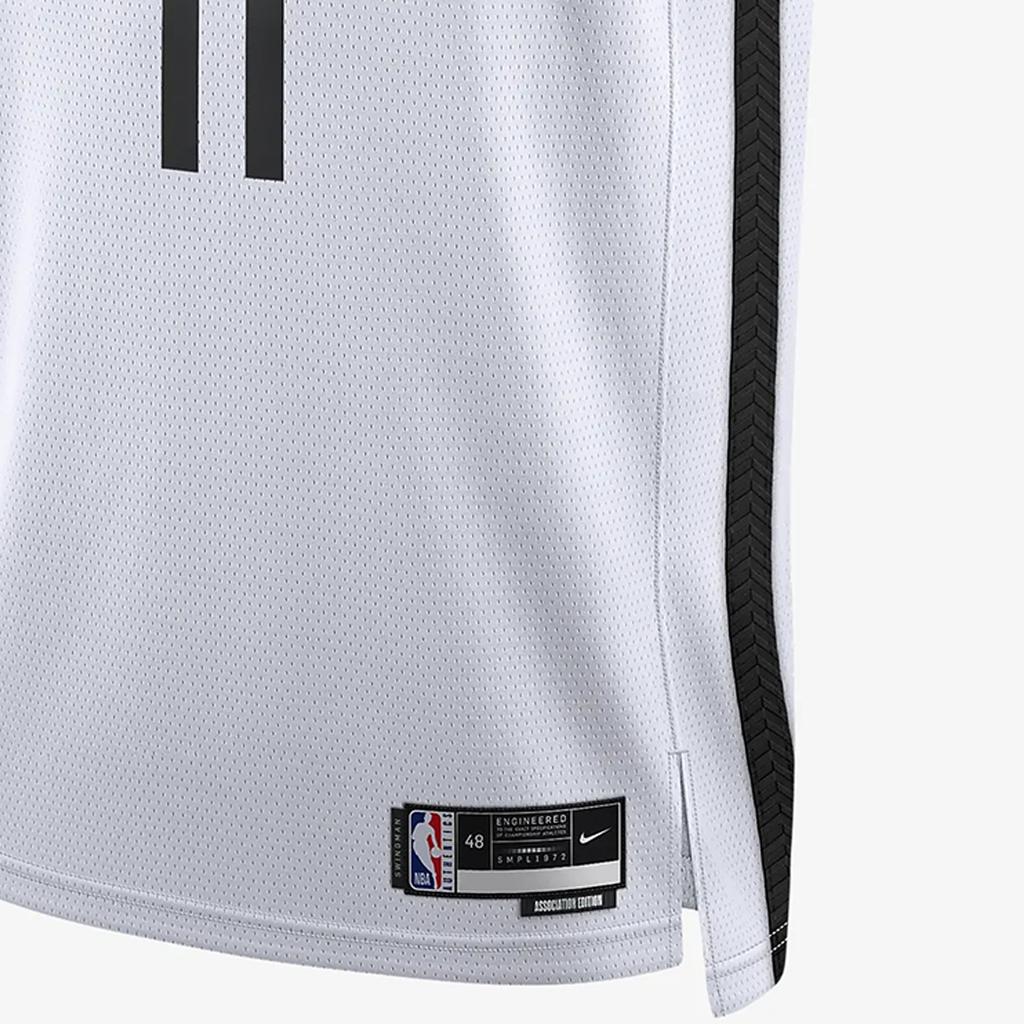 Nike NBA Brooklyn Nets Kyrie Irving 2023/24 Jersey Cloud White/Core Black Men Streetwear DN2069-100