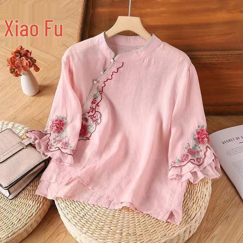 Elegantes 3/4-Arm-Oberteil für Frauen mittleren Alters und Seniorinnen