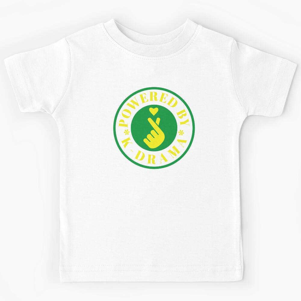 powered by k drama. Kids T-Shirt 150