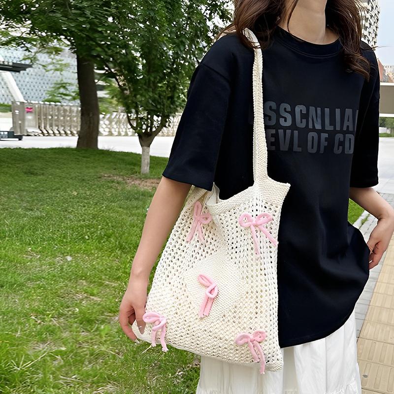 Women'S Woven Bag  Texture Single Shoulder Crossbody Bag  Bag