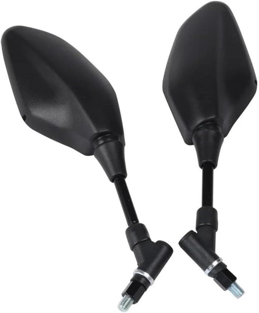 Vlwm Motorcycle Mirror Set Yamaha MT-07 MT-09 Accessories Rearview Mirror Side Mirror (Black (Normal White Box))